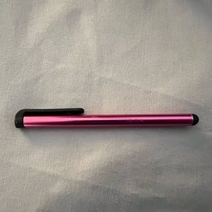 Capacitive Metal Universal Stylus Touch Screen LCD Pen Pink Shine Office Insten